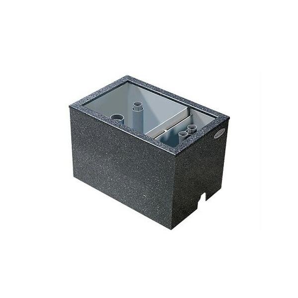 ☆テクノ販売 FRP濾過槽 A型2槽 スノコ付 濾材付7L×13袋(91L) 大型商品