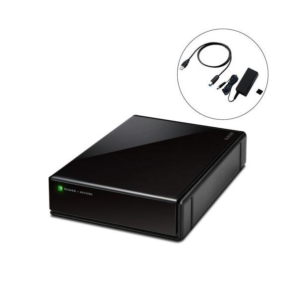 エレコム ハードディスク 外付け 6TB SeeQVault規格 USB3.2 ブラック
