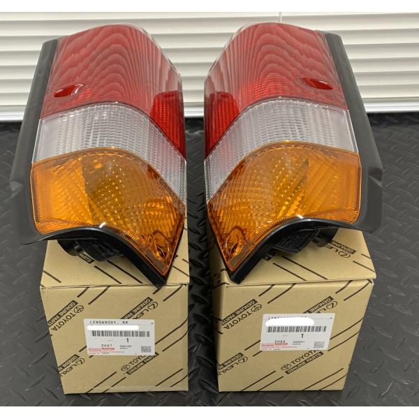 ランクル70 78プラド 純正 テールランプ テールライト レンズ 左右