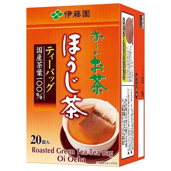 お〜いお茶 伊藤園 ほうじ茶ティーバッグ 2g×20袋 x 20パック ケース