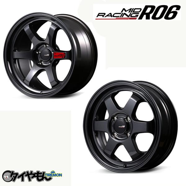 マルカ MID RACING R06 18インチ 5H120 9.5J +60 4本セット ホイール