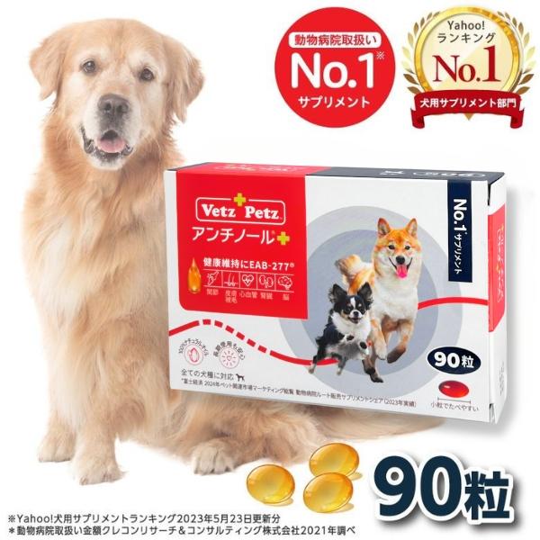 アンチノール プラス 犬用サプリメント 90粒 : セラフィーネット Yahoo