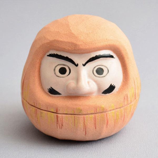 香合 茶道具 中村良二 作 達磨香合 : 茶道具専門店 (有)菊池商店