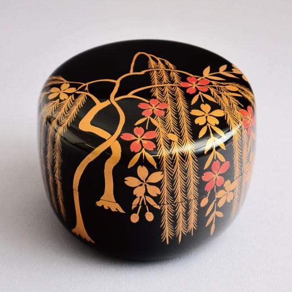 高林吟月 袖二桜蒔絵 棗 薄茶器 茶道具 楽天市場】茶道具 棗 なつめ 翠