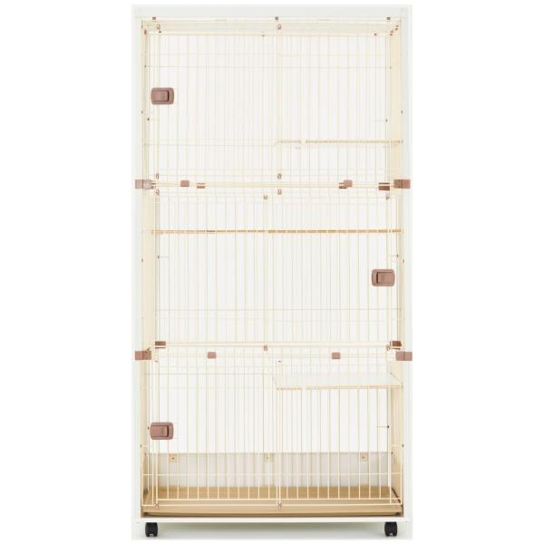 ieneko 3段キャットケージ ホワイト