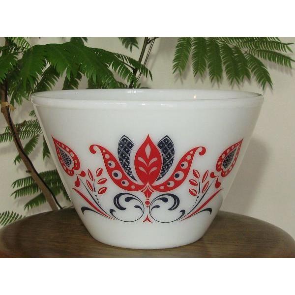 FIRE KING ファイヤーキング モダンチューリップ ミキシングボウル