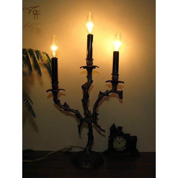 燭台風照明 キャンドルホルダー風ランプ テーブルスタンド : SK STORE