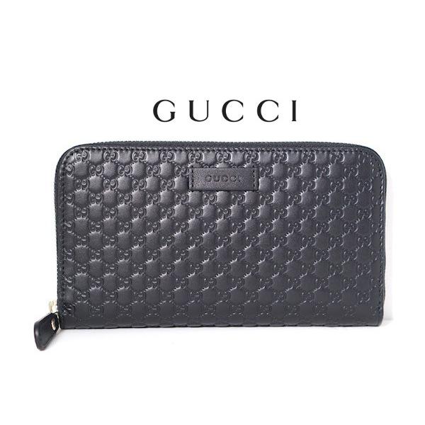 GUCCI（グッチ） 新品 長財布 ブラック 449391 BMJ1G 1000 マイクロ