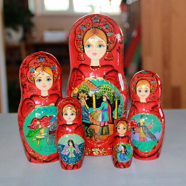 お値下げ】ロシア製 マトリョーシカ 15個 花柄 【公式通販】