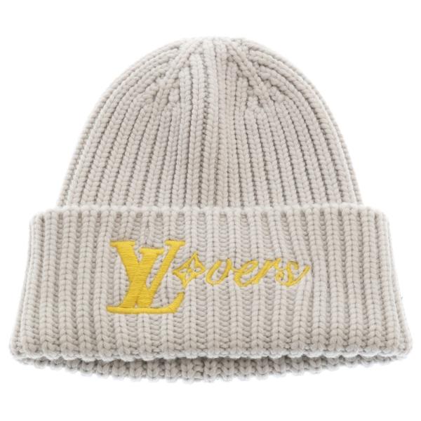 LOUIS VUITTON（ルイ・ヴィトン） ビーニー LV バーズ ロゴ刺繍 ニット