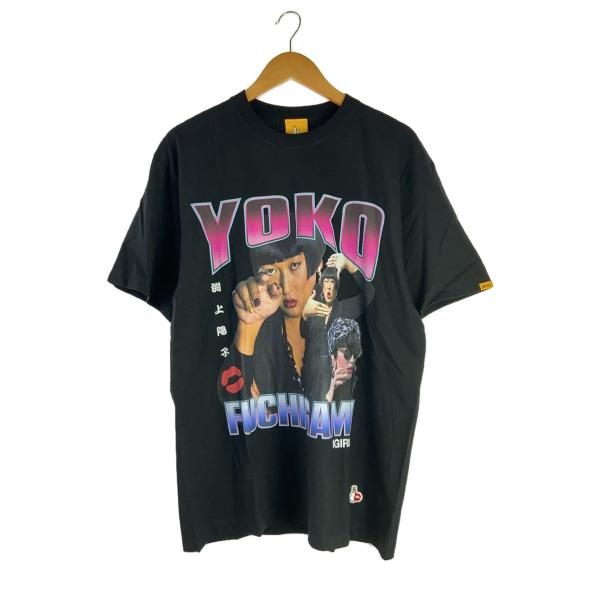 FR2◇Tシャツ/L/コットン/BLK/FRC1425/YOKO FUCHIGAMI : セカンド