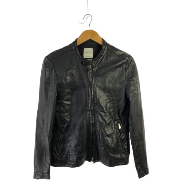 UNITED TOKYO◇レザージャケット・ブルゾン/1/羊革/BLK