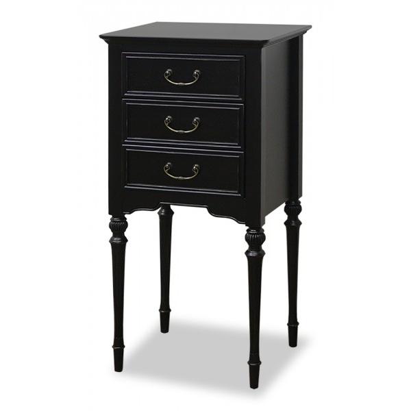 コンソール 引き出し付き ブラック ナイトテーブル サイドテーブル