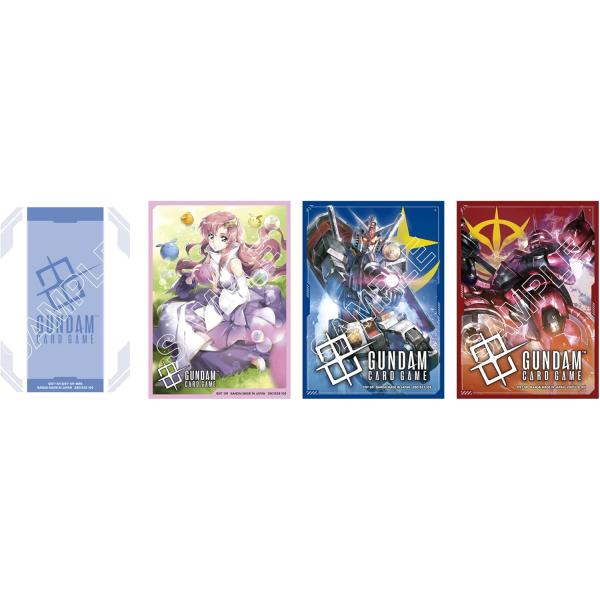 4種セット】 ガンダムカードゲーム オフィシャルカードスリーブ01