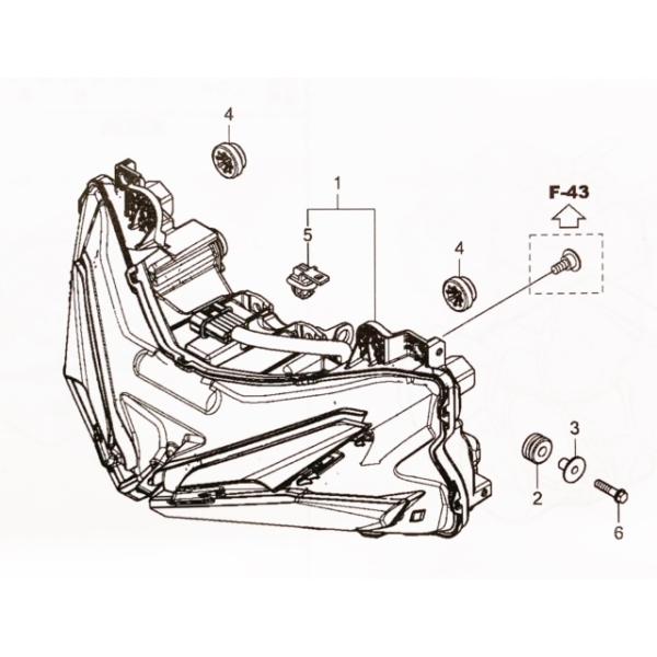 ホンダ（HONDA） ホンダ純正部品 33100-K64-N02 (33100-K64-N01より