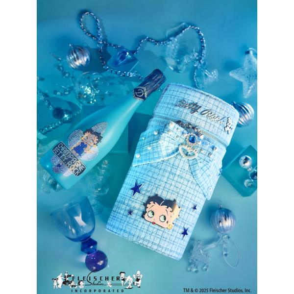 シャンパンD.ROCK BETTY.ROCK TWEED BLUE ベティブープ ブルー ベティ