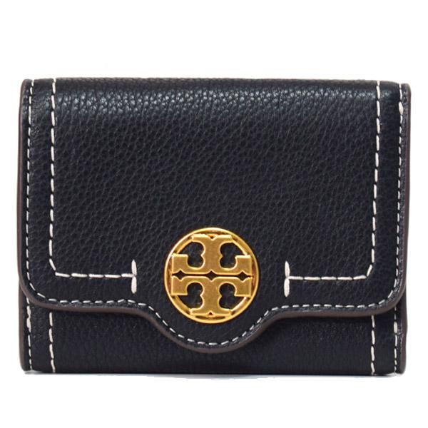 TORY BURCH ブラック 三つ折り財布