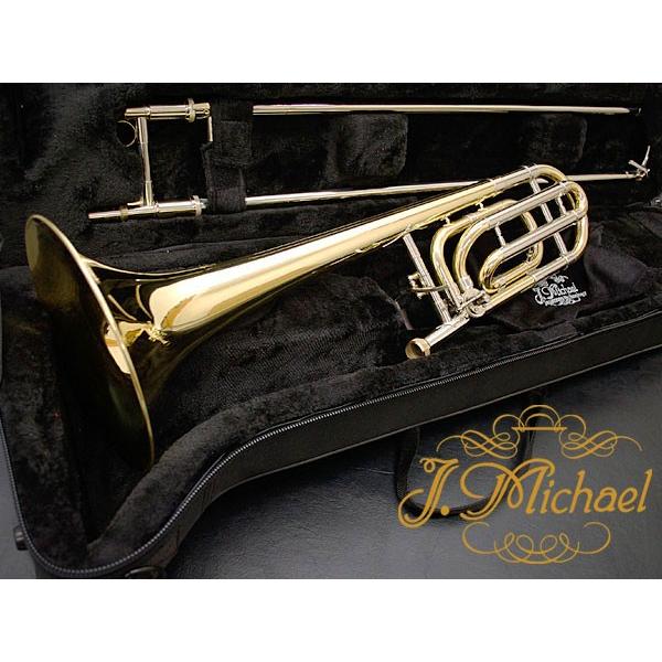 n品 J.MICHAEL トロンボーン ケース付き Jマイケル TB-650L テナーバス