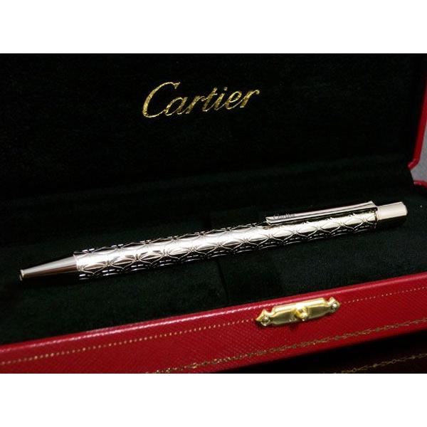 カナほぼ未使用】Cartier 高級ボールペン黒 箱ショッパー付 詳細ページ