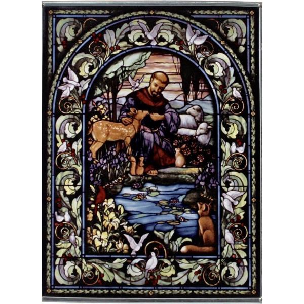 Qちゃん】聖フランシス教会 ステンドグラスデザインの銀貨 Qちゃん様