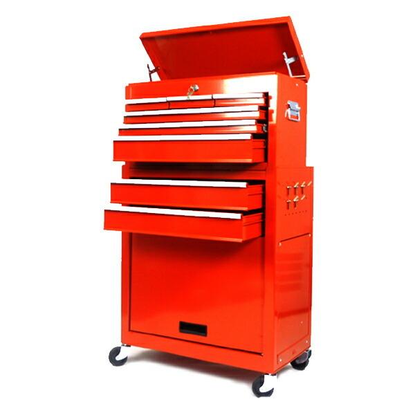 工具ボックス キャスター付き 鍵付き キャビネット 工具箱 代引不可