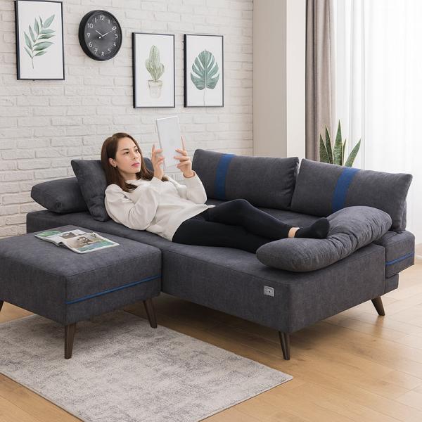 UPTOWN、プーリーソファー3人掛、モダン 、 グレーソファ UPTOWN