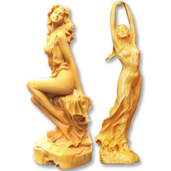 木製女性像彫刻 約90cm rimikuru_b09gs7zxg5