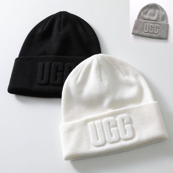UGG（アグ） ニット帽 W 3D GRAPHIC LOGO BEANIE 21675 メンズ 立体