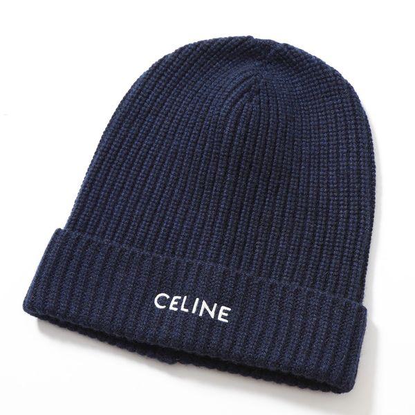 CELINE（セリーヌ） ニット帽 2AG83 207O メンズ ビーニー カシミヤ