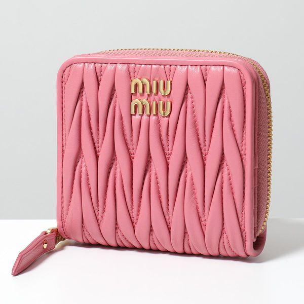 miu miu（ミュウミュウ） 【カラー限定特価】MIUMIU 二つ折り財布