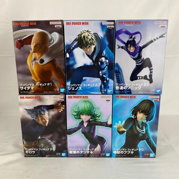 中古】【未開封】【セット】ワンパンマン フィギュア＃1〜6 サイタマ