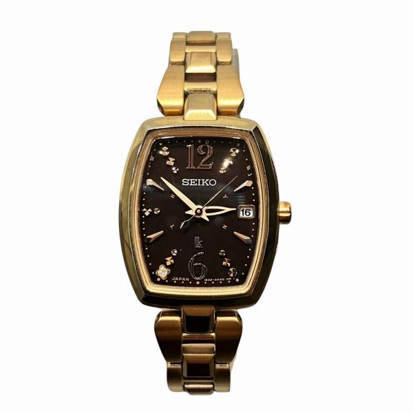 セイコー ルキア 1B32-0AE0 電波ソーラー 時計 腕時計 レディース 中古