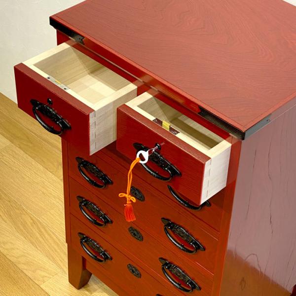 希少】福島民芸 民芸家具 箪笥 和箪笥 整理タンス アンティーク けやき