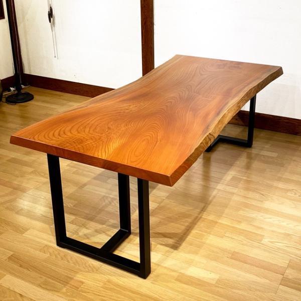 けやき 欅 無垢材 一枚板 テーブル 座卓 古家具 アンティーク レトロ