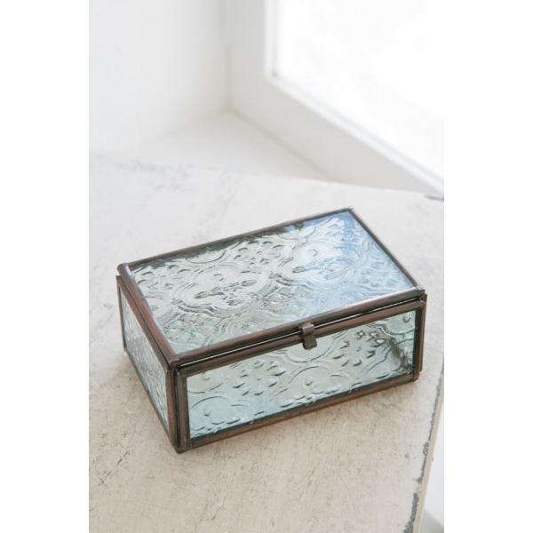 小物入れ ジュエリーボックス アンティーク風 ガラスボックス 収納