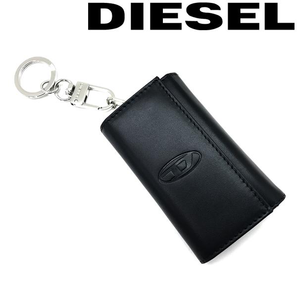 DIESEL（ディーゼル） キーケース ブランド レザー ブラック X09010