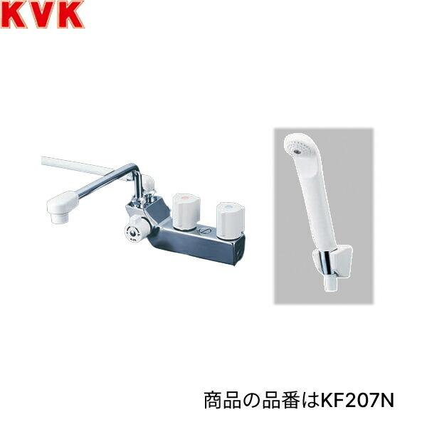 KVK KF207N KVK 浴室用 デッキ形一時止水付2ハンドルシャワー 一般地