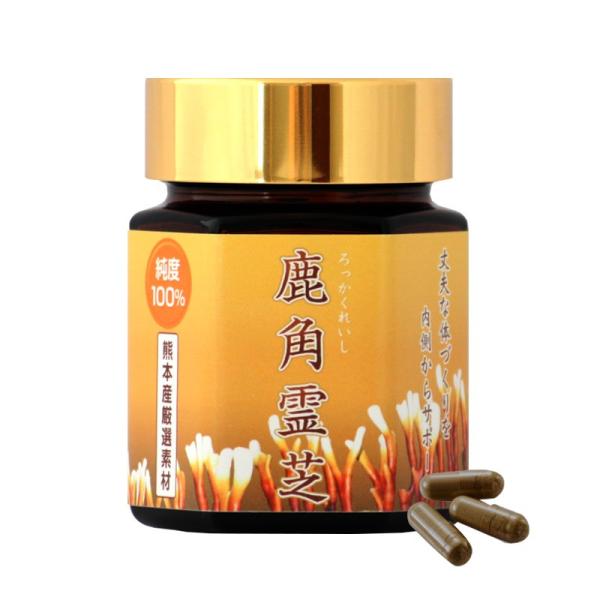 霊芝 サプリメント 鹿角霊芝（ろっかくれいし）「国産」（約1カ月分