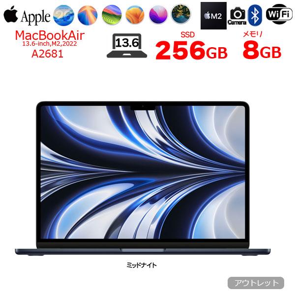 MacBook Air 【中古】Apple 13.6inch MLY33J/A A2681 2022 選べるOS
