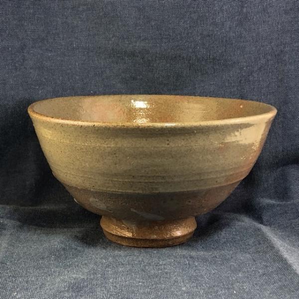 萩焼 井戸茶碗 高麗茶碗 蓋付き 茶道具 陶芸 作者不明 共箱なし 萩焼