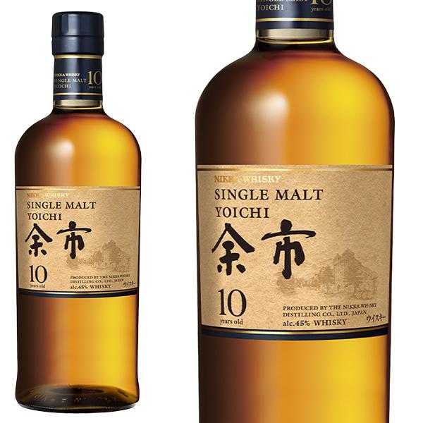 正規品】シングルモルト ニッカ 余市 10年 ウイスキー 700ml 45