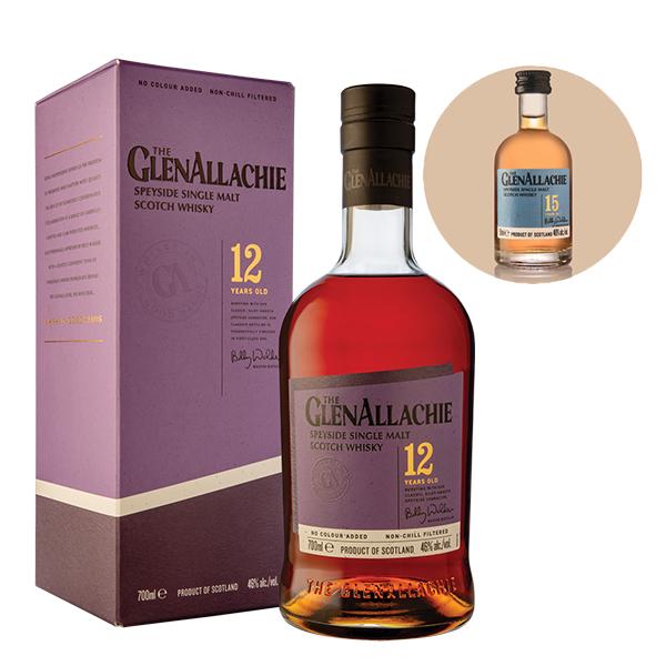 正規品 箱入 15年ミニボトル付】ザ グレンアラヒー 12 年＆15年ミニ