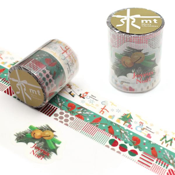 mt（エムティー） マスキングテープ カモ井加工紙 クリスマス mt