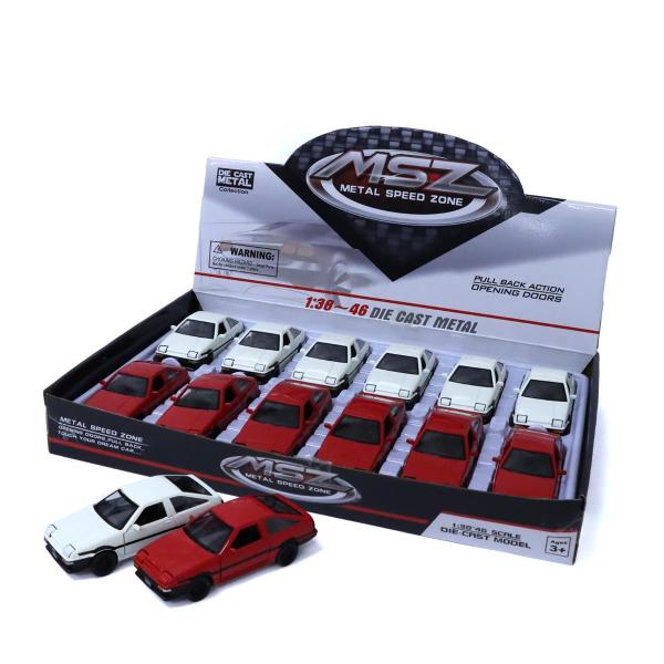 トヨタ（TOYOTA） MSZ ダイキャスト プルバックミニカー 1/37 AE86