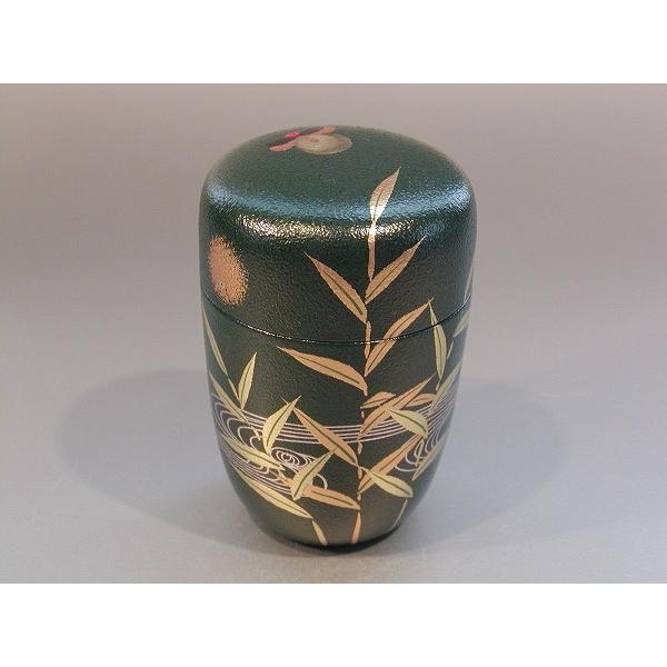 茶道具 長棗 蛍絵 青漆 叩塗、 中村湖彩作 : 佐藤大観堂 - 通販