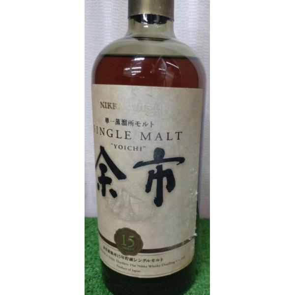 旧ラベル ラベルに擦り傷あり ニッカ シングルモルト 余市15年 700ml