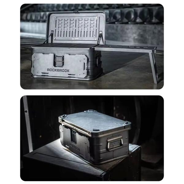 brunt アルミコンテナ蓋付き タンカラー BRUNT ブラント アルミ