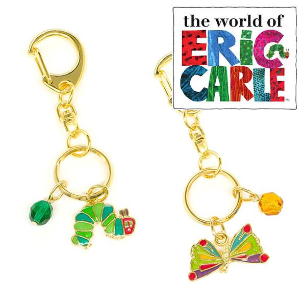 はらぺこあおむし キーホルダー バッグチャーム あおむし ちょうちょ