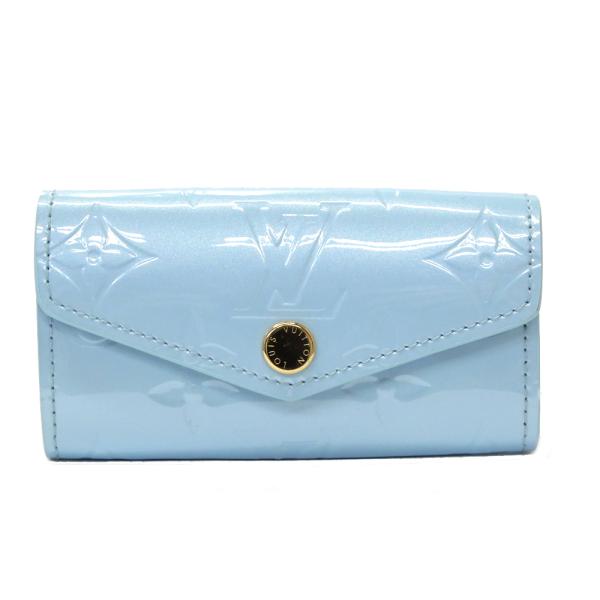 名東】ルイヴィトン ミュルティクレ4 キーケース M82980 スカイブルー