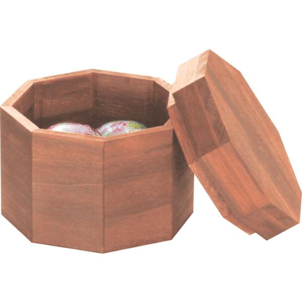 東谷 木製ケース 木製ボックス 八角形 ナチュラル シンプル 天然木